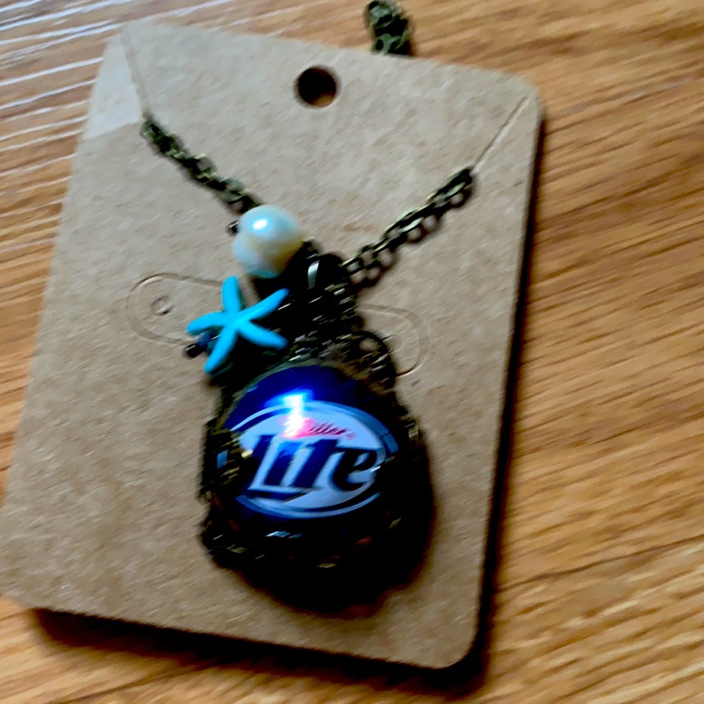 Miller Lite Necklace